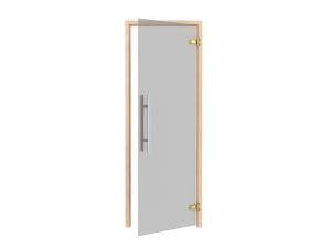 Drzwi do sauny THERMO OSIKA 8x20 Thermory Premium bezbarwne brąz grafit